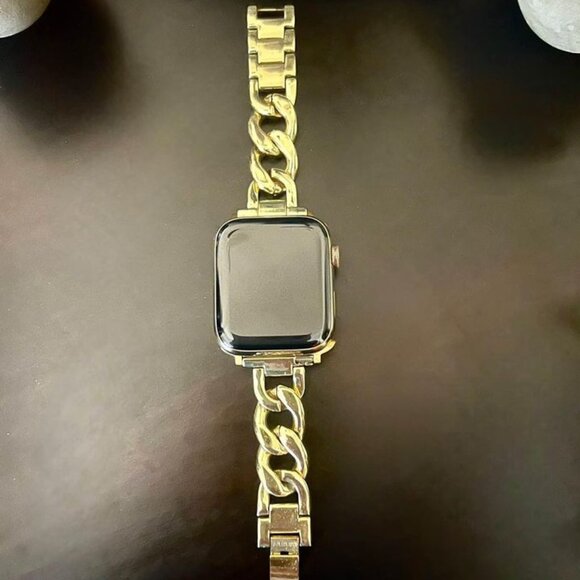 Stainless Steel (Gold) Apple Watch Series 6 44mm